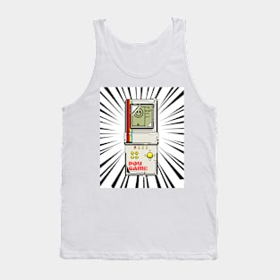 Retro Handheld Game (black print) Tank Top